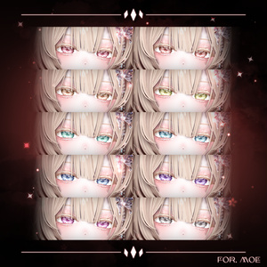 【 6アバター対応 】 Snow Drop Eyes Texture [PSD] 缩略图 15