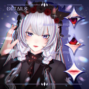 【 夜天のエリヌス / Erinus 専用 】 Winter Make-up Texture [PSD] 缩略图 2
