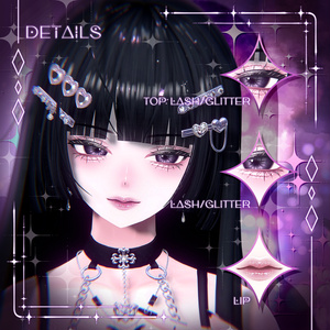 【 森羅 / Shinra 専用 】 Nocturne Cats Make-up Texture [PSD] 缩略图 2