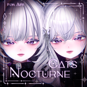 【 愛莉 / Airi 専用 】 Nocturne Cats Make-up Texture [PSD]