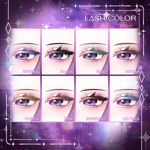 【 愛莉 / Airi 専用 】 Nocturne Cats Make-up Texture [PSD] 缩略图 7