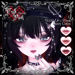 【 2アバター対応 】 Ballet Gothic Make-up Texture [PSD] 缩略图 7