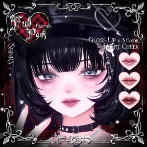 【 2アバター対応 】 Ballet Gothic Make-up Texture [PSD] 缩略图 6