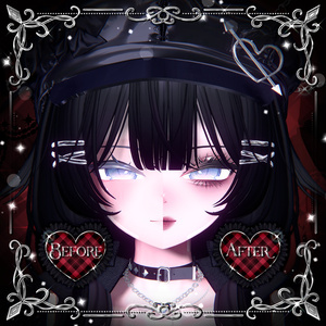 【 2アバター対応 】 Ballet Gothic Make-up Texture [PSD] 缩略图 15
