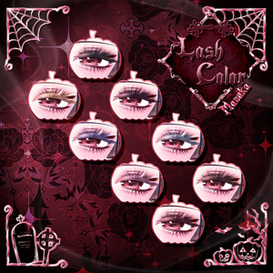 【 2アバター対応 】 Abyss Ghost Make-up Texture [PSD] 缩略图 11
