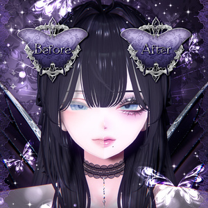 【 2アバター対応 】 Butterfly Fantasy Make-up Texture [PSD] 缩略图 15