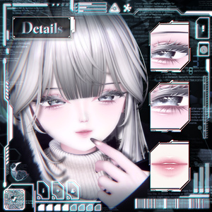 【 3アバター対応 】 Seraph Make-up Texture [PSD] 缩略图 4