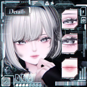 【 3アバター対応 】 Seraph Make-up Texture [PSD] 缩略图 3