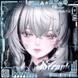 【 3アバター対応 】 Seraph Make-up Texture [PSD]