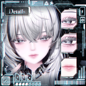 【 3アバター対応 】 Seraph Make-up Texture [PSD] 缩略图 2