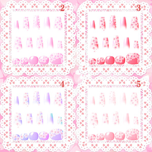 【MDollnail用マテリアル】🌸BlossomWhisper-2柄×各5カラー- 缩略图 7