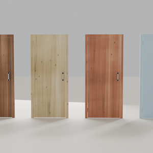 ArchNodes Door Generator v1.0 — Blender 用 パラメトリックドア + Wall Cutter 同梱