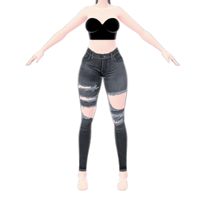 Bottoms Ripped jeans woman