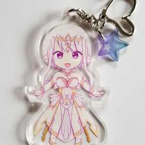 女神エルミナのアクリルキーホルダー - 70x70mm