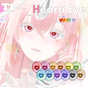 【森羅Shinra】Hearti Eye Texture + Tattoo + Makeup