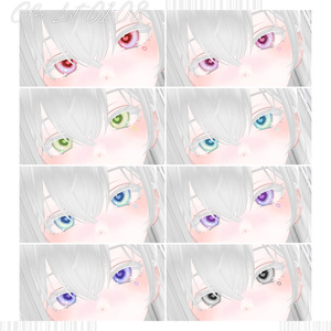 【森羅Shinra】Hearti Eye Texture + Tattoo + Makeup 缩略图 17