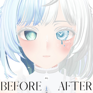 【マヌカ Manuka】Butterfly Eye Texture + Makeup + Tattoo 缩略图 2