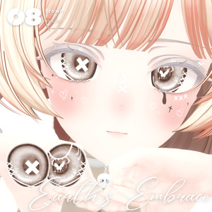 【マヌカ Manuka】Butterfly Eye Texture + Makeup + Tattoo 缩略图 11