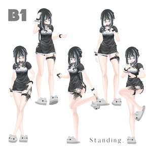 【All-Round Pose Set】Basic+Cool+Cute (全80種) 缩略图 9