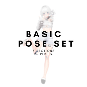 【All-Round Pose Set】Basic+Cool+Cute (全80種) 缩略图 2