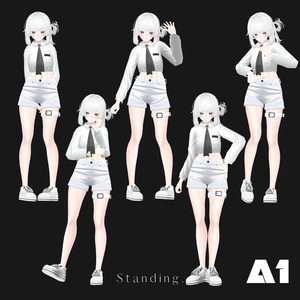 【All-Round Pose Set】Basic+Cool+Cute (全80種) 缩略图 3