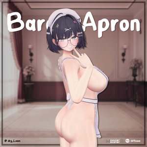 【3アバター対応】Barely Apron