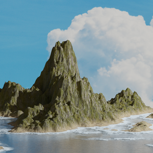 3DCG 地形モデル