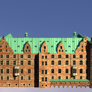 [Unity対応] 3Dモデル_城_フレデリクスボー城