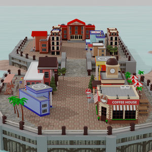 【Unity対応】島 町