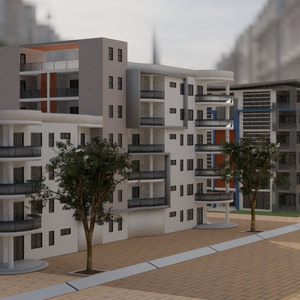 【Unity対応】マンション街 缩略图 2