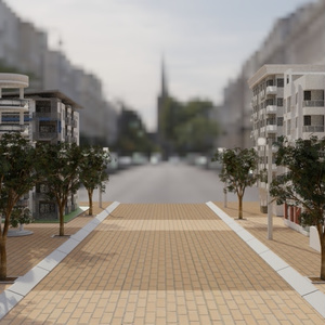 【Unity対応】マンション街