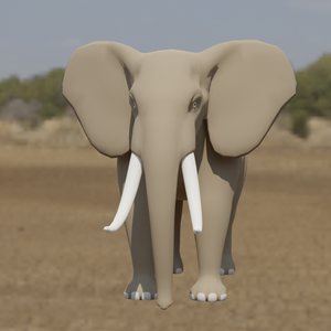 [Unity対応] ゾウ