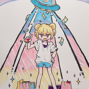 擬人化 手描き アナログイラスト 3 八八二三☢️ on X: 