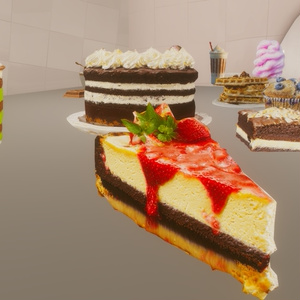 【VRChat想定】Low-Poly Sweet Treats packロー ポリ 砂漠 パック 缩略图 3