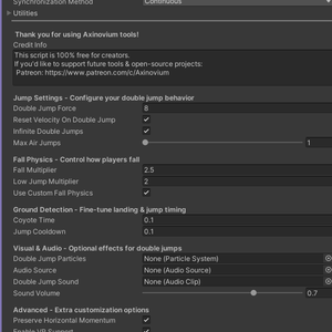 FREE VRChat World Double Jump System / VRChat ダブルジャンプシステム
