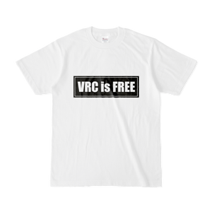VRC is FREE Tシャツ(白)