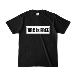 VRC is FREE Tシャツ(黒)
