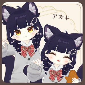 リボンいっぱい三つ編みヘアー【キプフェル・まめひなた・アズキ・みみのこ対応】 缩略图 4