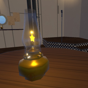 汚れた卓上ランプ【3Dモデル】
