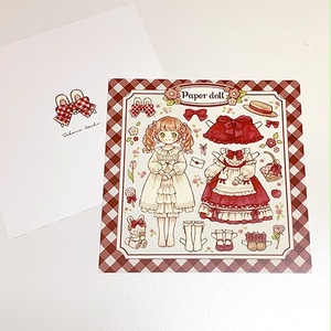 ポストカード「Paper doll」