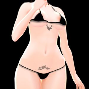Buck Up Deer Tattoo   バックアップディアタトゥー[Vroid]
