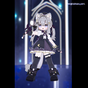 🌙 月と星の魔法少女🌟 衣装 + Eye Texture セット [HikaRyumii・Mamefriends] 缩略图 10