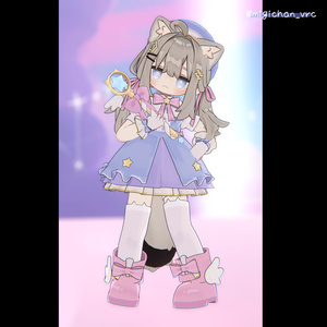 🌙 月と星の魔法少女🌟 衣装 + Eye Texture セット [HikaRyumii・Mamefriends] 缩略图 9