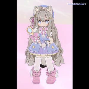 🌙 月と星の魔法少女🌟 衣装 + Eye Texture セット [HikaRyumii・Mamefriends] 缩略图 7