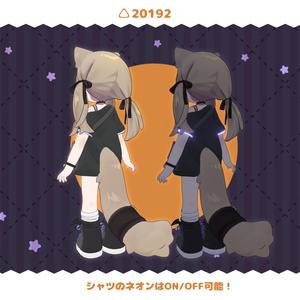 👻ばけねこゆるTシャツ [Mamefriends対応] 缩略图 3