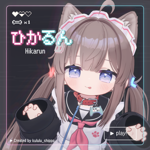 オリジナル 3Dモデル『ひかるん - Hikarun -』 v1.3 