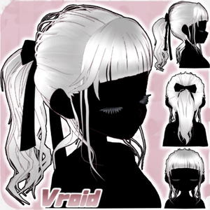 ヘアプリセット ふわふわポニーテール VRoid正式版 