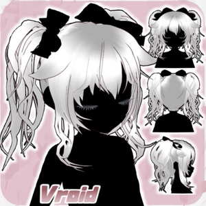 ヘアプリセット ふわふわツインテール VRoid正式版