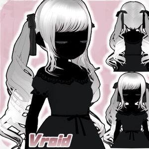 ヘアプリセット ミドルツインテール VRoid正式版