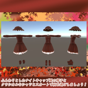 「着せ替え衣装」Autumn_wear「３種アバター対応」 缩略图 2